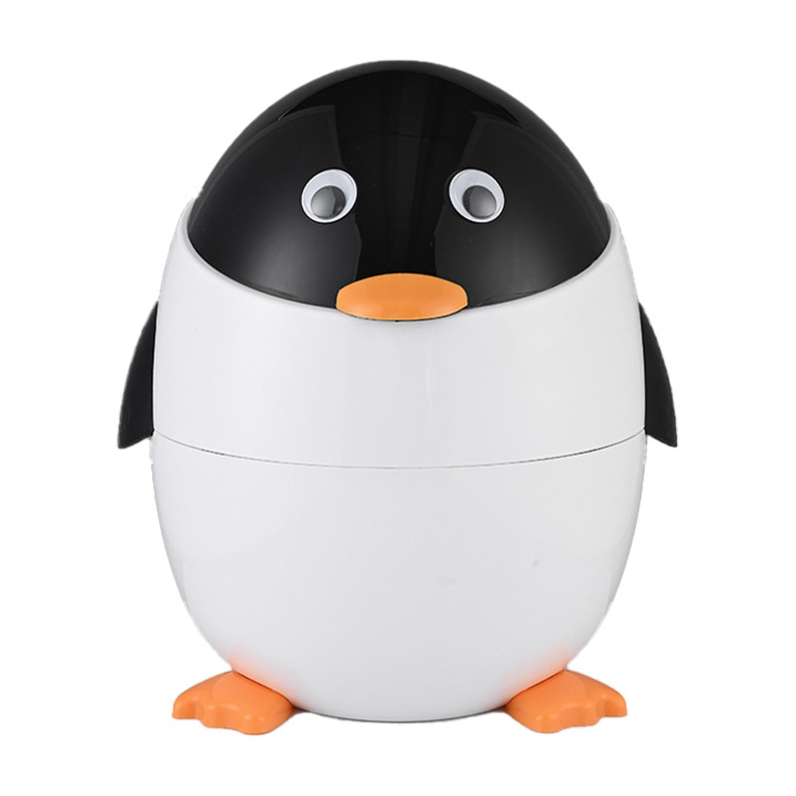 Pinguin-Abfallkorb – Cartoon-Abfallbehälter Für Kinderzimmer | Pinguin-Mülleimer, Schreibtisch-Mülleimer, Pinguin-Mülleimer, Pinguin-Mülleimer, Mülleimer In Tierform Für Auto, Zuhause, Schlafzimmer