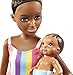 Barbie Skipper Babysitters Inc. Doll & Accessories Set with 9-in Brunette Doll, Baby Doll & 4 Storytelling Pieces for 3 to 7 Year Olds