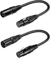 Vista 8 de SiYear DMX-512 XLR 5 pines macho a XLR 5 pines hembra DMX cable de iluminación (1.5M/5FT)