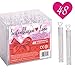 Produktbild WOMA Seifenblasen Hochzeit Set Love Edition - 48 Stück Set mit süßem Herzgriff für Verlobung & Hochzeit - Wunderschöne Hochzeitsdeko & Wedding Decoration