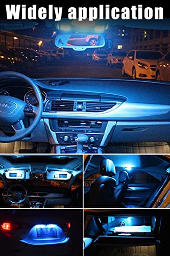 Bombilla LED DE3175 Azul 31mm Festoon CANBUS 12-SMD miniatura 7