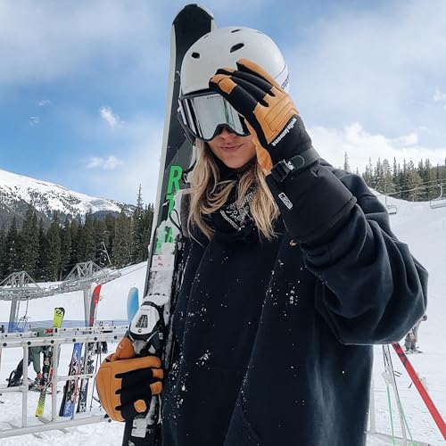Waterproof Winter Gloves for Women, Medium Size
