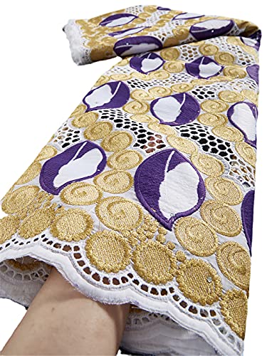 Tissu dentelle suisse et voile de coton pour vos tenues de mariage