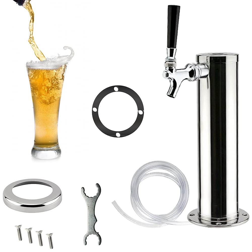 Distributeur de bière portable - Colonne de distribution en acier inoxydable - Homebrew