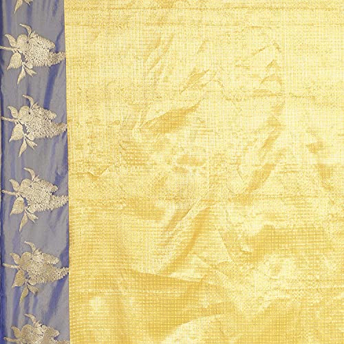PTIEPL BANARASI SILK WORKS gold kanchipuram silk saree in art silk – image 4