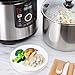 MegaChef 12 Quart Electric Digital Pressure Cooker, Multi-Cooker with 15 Preset Cooking Functions, Stainless Steel Cooking Pot and Glass Lid