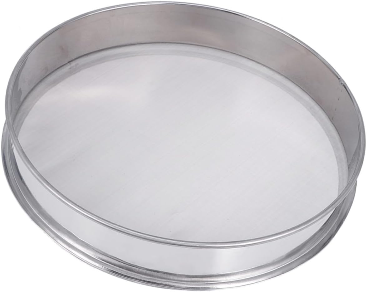 DECHOUS Garden Vibrating Sifter Stainless Steel Fine Mesh Screen for Pollen and Powder Lightweight and Easy to Use for Gardening and Kitchen Straining