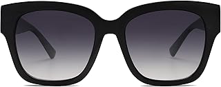 SOJOS Trendy Polarized Square Sunglasses Womens,Retro Oversized Women Thick Sun Glasses SJ2217 Global Recycled Standard Global Recycled Standard Global Recycled Standard