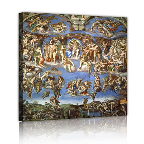 Peintures célèbres Le Jugement Dernier Michelangelo toile haute qualité