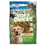 Arquivet Soft Snacks para Perro Huesitos Duo de Cordero y arroz para Perro, 100 g (Paquete de 1)