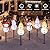 Solar Christmas Pathway Lights Outdoor Decor, Set of 3 Led Snowman Stake Lights, Waterproof Walkway Landscape Lights for Winter Yard, Garden, Solar Christmas Decorations (3pcs-Snowman A)