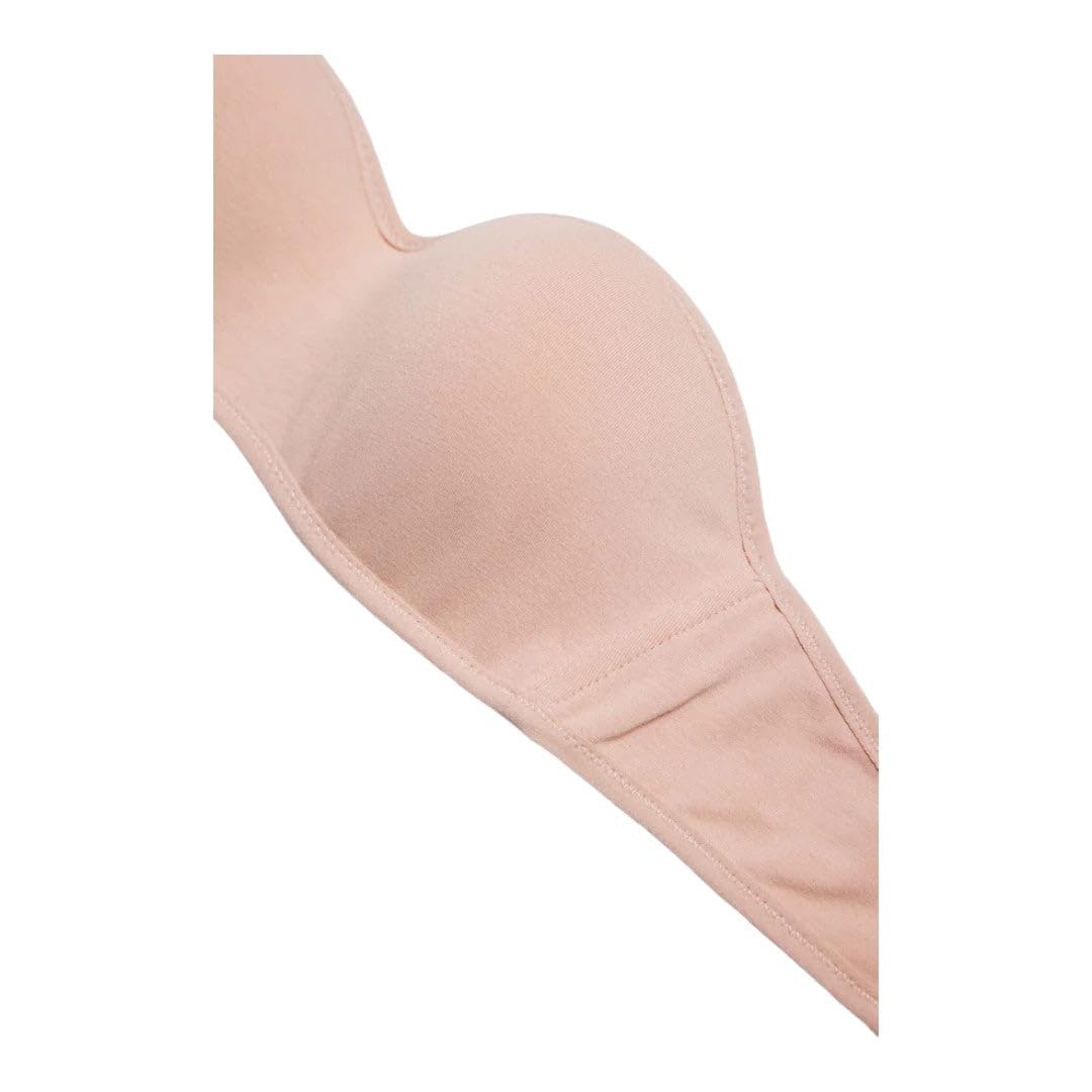 Ysabel Mora - Soutien-Gorge Bandeau pour Fille avec Coque A en Coton Naturel pour Confort Optimal et Liberté de Mouvement sous Vêtements Ajustés et sans Bretelles