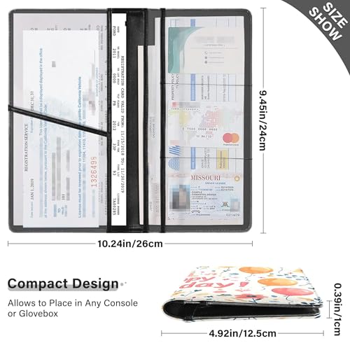 Organizador para auto de cuero falso miniatura 3