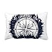 DIYthinker Foresta Compass Iceberg Art Pattern tiro lombare del cuscino Inserire Cuscino regalo a casa Decor Divano