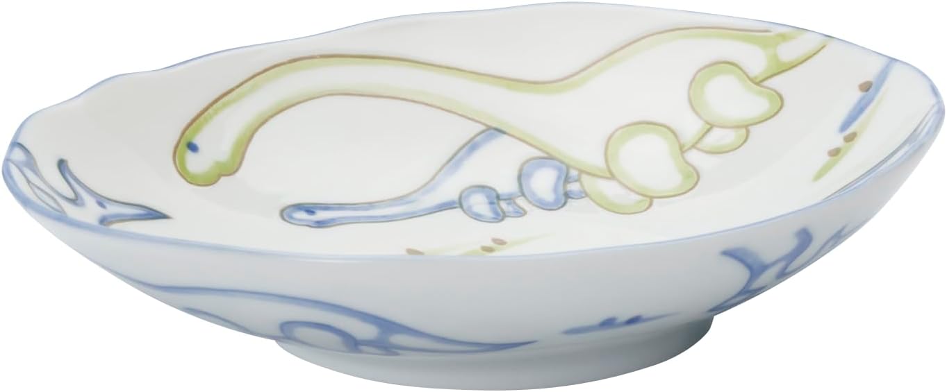Mino Ware 133-62119 Children's Tableware, Ramen Bowl, Approx. 6.3 inches (16 cm), Microwave, Dishwasher Safe, Blue, Made in Japan