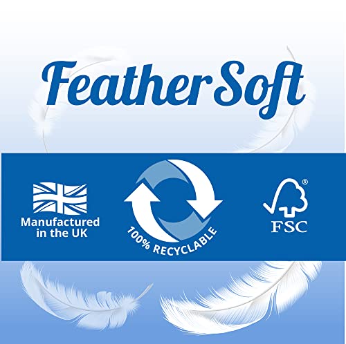 Elegance Feather Soft Toilet Roll - Bulk Buy Pack of 54 Rolls - Ultra Soft, 3-Ply, Recycled, Eco-Friendly, UK Manufactured Elegance Feather Soft Toilet Roll - Bulk Buy Pack of 54 Rolls - Ultra Soft, 3-Ply, Recycled, Eco-Friendly, UK Manufactured