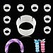 100pcs Balloon Ring Clips for Balloon Arch and Balloons Column Stand Party Decoration Accessory Balloon Buckle Clear