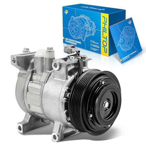 Image of PHILTOP 141095NC Air Conditioner AC Compressor with Clutch for Ram 1500 2014-2019 3.6L,1500 Classic 2019-2022 3.6L