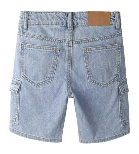 Pantalones cortos de mezclilla elásticos que no aprietan la cintura del niño 3