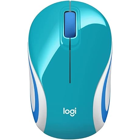 Logitech Wireless Mini Mouse, Pocket Sized & Ultra Portable with 10-Meter Wireless Range