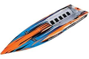 Traxxas Spartan Brushless V2 Boat with Black/Orange Graphics (Fully Assembled)
