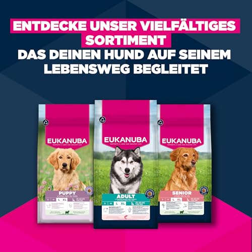 Eukanuba Senior Hundefutter mit frischem Huhn für kleine Rassen, Premium Trockenfutter für ältere Hunde, 3 kg