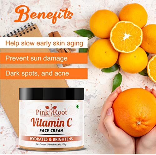 Image of Pink Root Vitamin C Massage Cream For All Type of Skin 100ml