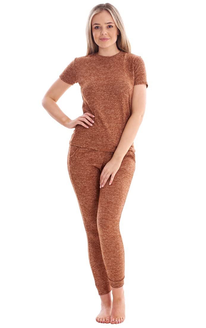 ChicWhisperLadies Stretch Short Sleeve Lounge Wear PJ'S Pyjama Set