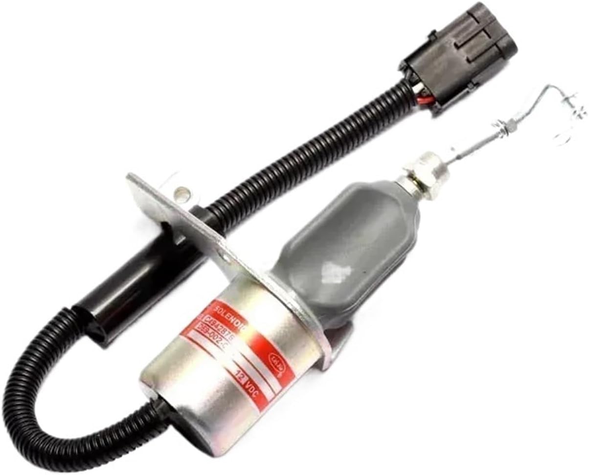 For Engine Excavator Accessories Flameout Solenoid Valve Oil Cutoff Park Switch C4942879 D59-002-01A(24V)