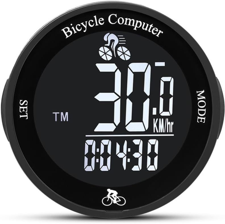Cycling Speed Sensor for Road,Wired Cycling Computer,Bike Speedometer with Auto Backlight IP67