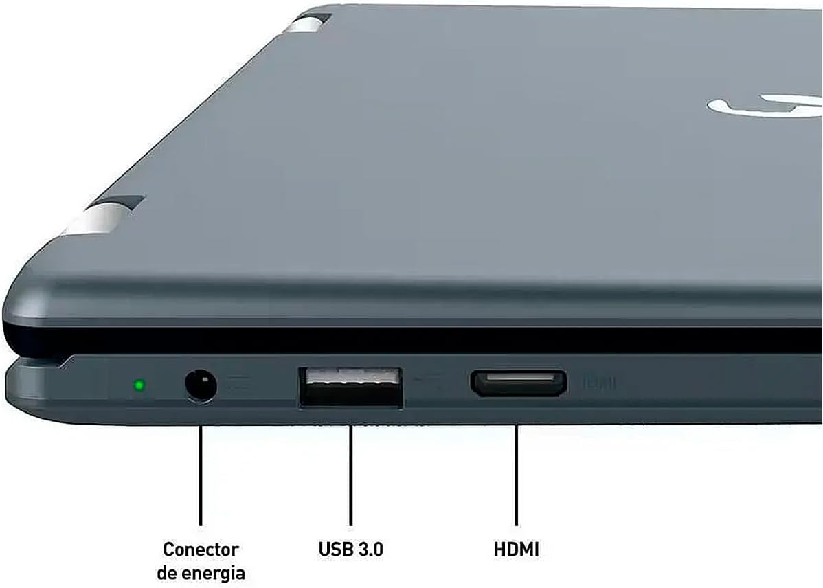 Notebook Positivo Duo 2 em 1 11.6'' HD Celeron N4020 4GB SSD 128GB eMMC Windows 11 Pro Cinza