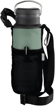 ChicoBag Adjustable Bottle Sling rePETe + Refine Sage