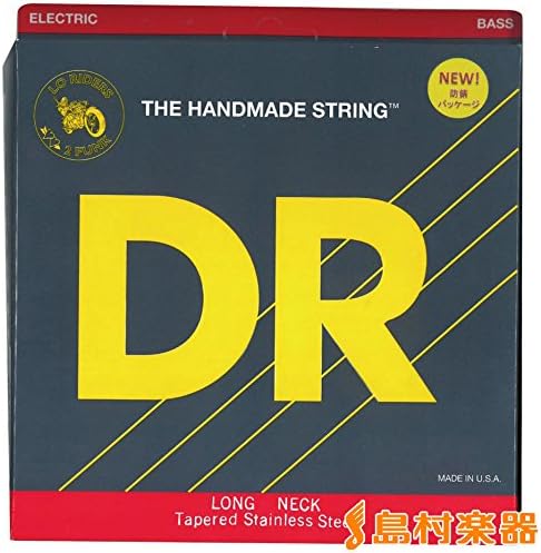 DR, / 45-125 Medium Set Handmade Long Neck Taper Stainless Steel Coated 5 Bass Strings (TMH545)