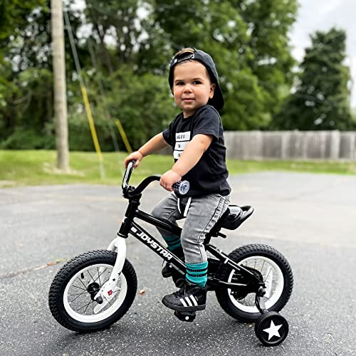 Joystar 12 Inch Pluto Kids Bike With Training Wheels For Ages 3 4 Year Old Boys Girls Toddler Children Bmx Bicycle Black #TOP1