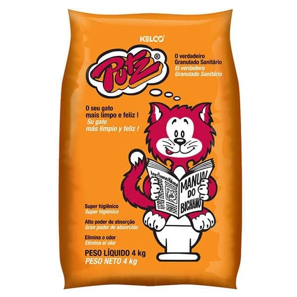 Areia Higiênica Putz 4kg