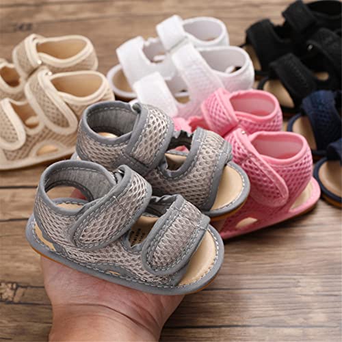 Image of RVROVIC Baby Boys Girls Sandals Premium Soft Anti-Slip Rubber Sole Infant Summer Outdoor Shoes Toddler First Walkers