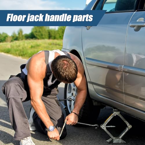 Image of PEUTIER 4pcs Floor Jack Handle Bolts, 3 /4 Tons Floor Jack Pressure Rod Fixed Screw for Hydraulic Top Handle Floor Jack Handle Screw Floor Jack Screw Replacement, silver, 24309
