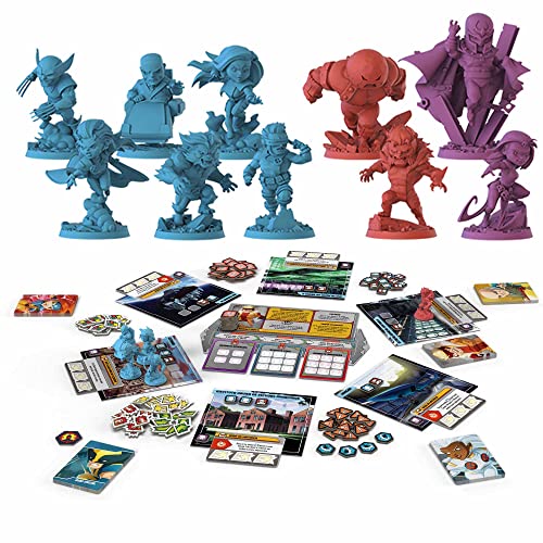 Galápagos, Marvel United: X-Men, Jogo de Tabuleiro para Amigos, 1 a 5 jogadores, 40 minutos por part