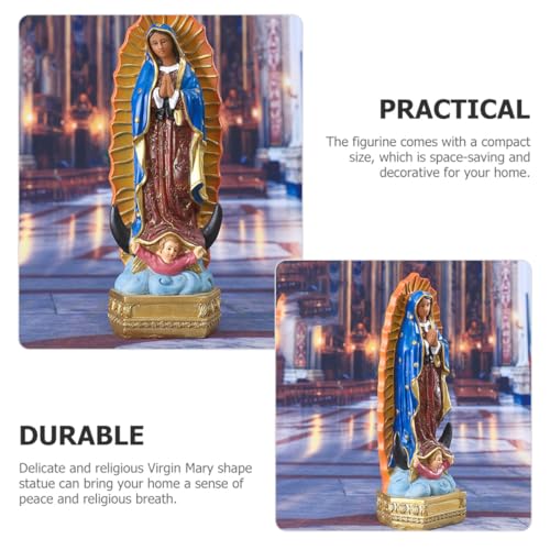 Figurine Vierge en résine, statuette religieuse idée cadeau - 4