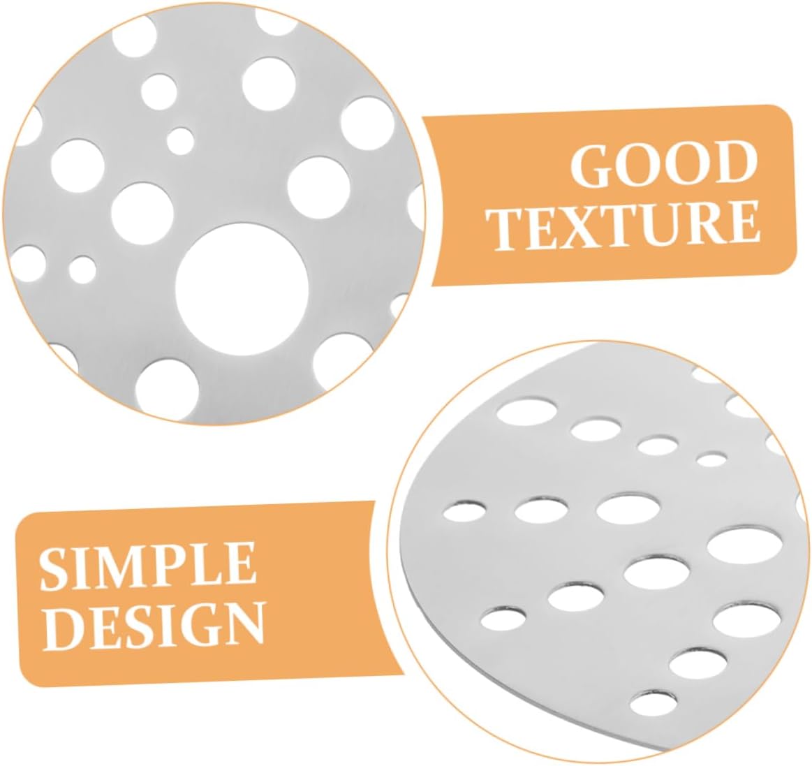 2pcs Heat Diffuser Cooking Stove Stainless Plate Induction Cooktop Adapter Plate
