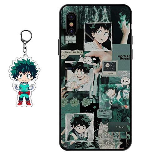 Funda Samsung Galaxy S8 Anime Diseño [con Figura Llavero] Silicona TPU Cover Caso Dibujos Animados Carcasa para Samsung Galaxy S8