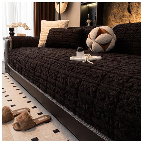 SPXMQSS Funda Sofa Chaise Long, Espesar Fundas de Sofa, Fundas Universal para Sofa 1/2/3/4 Plazas Protector de Cubre Sofa Funda para Sofá Antideslizante, Fácil de Limpiar D 70x240cm