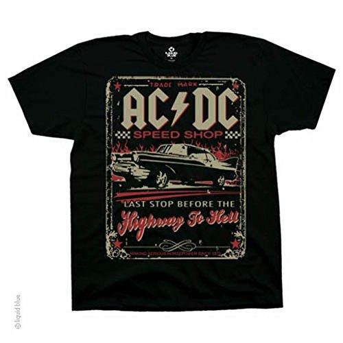 AC/DC T Shirt - Speed Shop - AC/DC Shirt - Taglia