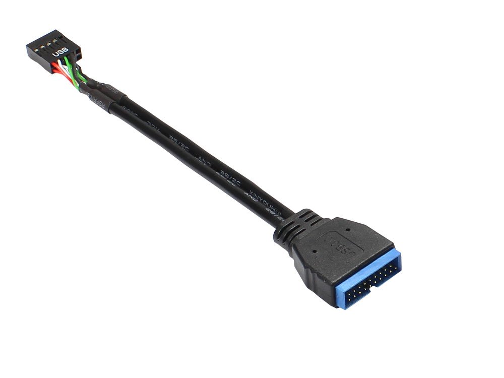 Good Connections 5021-PST1 adapter USB 3.0 na USB 2.0, 15 cm czarny
