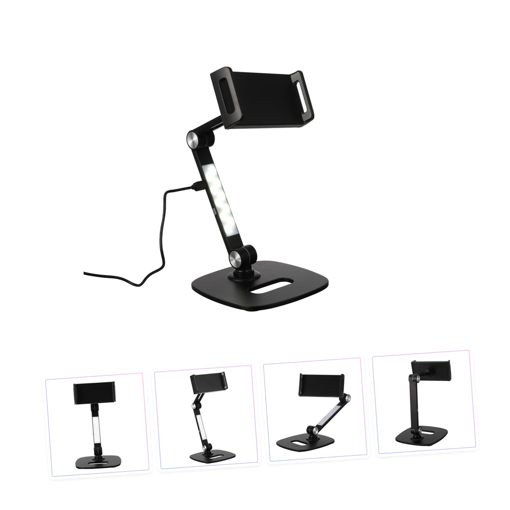 1juego Soporte para Tabletas y Teléfonos Móviles Soporte De Escritorio Portátil De Compatible Dispositivos para Videoconferencias y Clases Línea