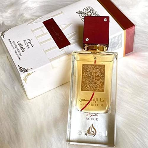 Lattafa Ana Abiyedh Rouge For Unisex Eau De Parfum Spray, 2.0 Ounce #TOP5