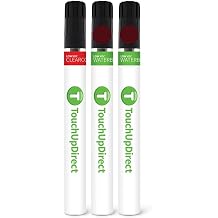 TouchUpDirect PRV Octane Red Tricoat متوافق مع فرشاة Dodge Exact Match Touch Up - Essential Kit