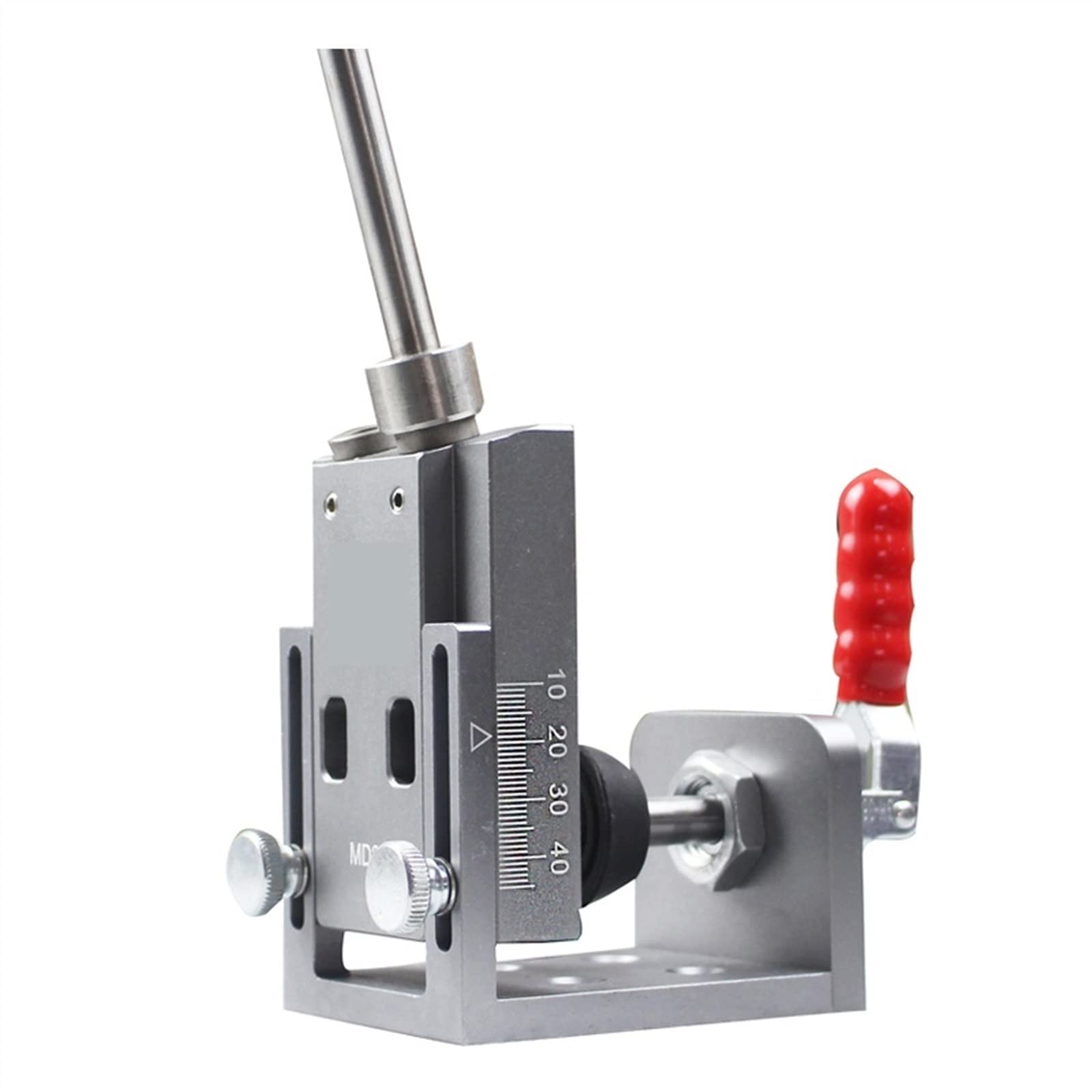Micrómetro Digital, de kit plantilla orificio bolsillo sujeción rápida con juego brocas 9 mm Kit herramientas carpintería carpintero(Quick clamping)