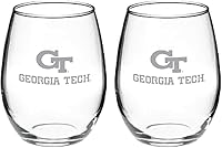 Vista 7 de RFSJ Juego de 2 copas de vino o bebidas con logotipo de Satin Frost (Alabama)