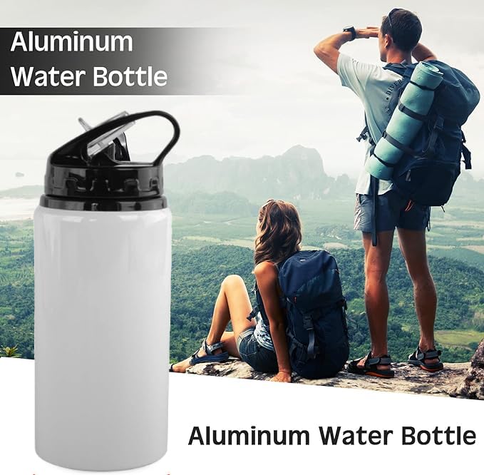 Bouteille en aluminium vierge sublimation 600 ml impression nette - 4